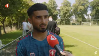 Naci Ünüvar in zijn nopjes: 'FC Twente bevalt me goed'