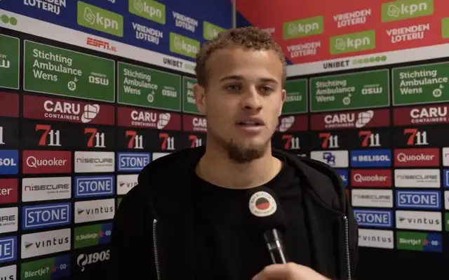 Kenzo Goudmijn (Excelsior) over duel tegen Vitesse