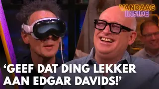Gijp niet onder indruk hightech bril: "Geef dat ding lekker aan Edgar Davids!"