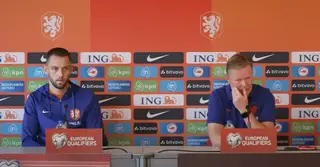 Persconferentie vooruitblik Gibraltar - Nederland