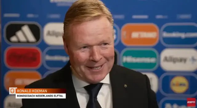 Ronald Koeman: "Loting begon niet leuk met Frankrijk, voor de rest prima"