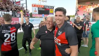 Dolle vreugde bij Almere City na promotie naar de Eredivisie