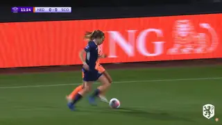 Highlights OranjeLeeuwinnen - Schotland (4-0)